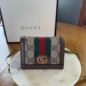 Ophidia GG card case wallet bifold